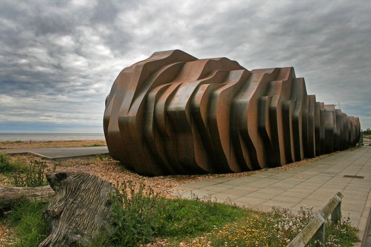 East beach cafe, pictured from behind